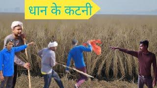 धान के कटनी//DHAN KE KATNI FULL BHOPURI COMEDY VIDEO😃