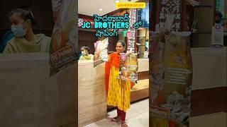 హైదరాబాద్ JC BROTHERSలో శారీస్ షాపింగ్🛍️చేశాము #shopping #clothing #hyderabad #shorts  AMMULUAJAY