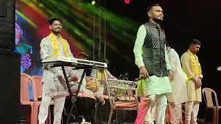 गणपति वंदना   ईस्वर पटेल के स्वर मे live stage प्रोग्राम दुर्ग