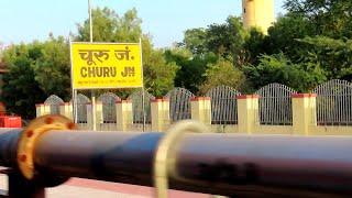 Prayagraj Bikaner Express arriving Churu Junction, Indian Railways...!!