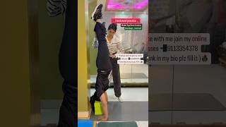 Handstand practice | Muskan Yoga Dance Academy | online yoga class | Hazaribagh Yoga class