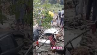 Landslide at kangan ganderbal