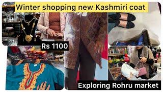 Winter kashmiri new phern shopping // 🛍️ aaj to maja aagya 😍 // rohru market bhi budget friendly 😨