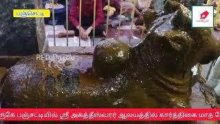 பொன்னேரி பஞ்சட்டி அகத்தீஸ்வரர் ஆலயத்தில் கார்த்திகை மாத பிரதோஷ விழா