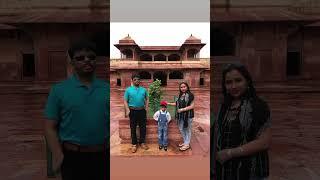 World's happiest family at Fatehpur Sikiri.