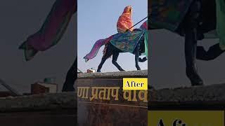 हाथरस के पहले महाराणा प्रताप की प्रतिमाMaharana_Pratap_bhakt #maharanapratap hathrash