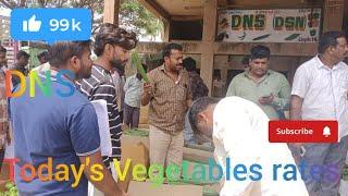 Today's Vegetables rates at DNS Mandi, Kolar Karnataka 09 january 25