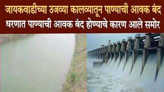 majalgaon dam|माजलगाव धरणात जायकवाडीच्या उजव्या कालव्यातून येणारी पाण्याची आवक झाली बंद