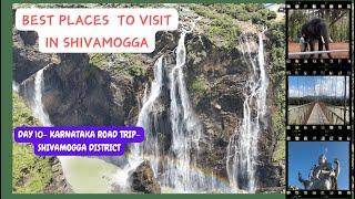 Day 10/30-Karnataka Road Trip-Best Places to Visit in Shivamogga District-Jog Falls, Sakrebyle Ele..