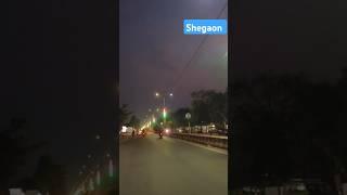 चला पाणीपुरी खायला 😋 येऊ फेरफटका मारून #Shegaon city 🌆#minivlog# ytshort  Subscribe Kara