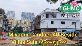 📞 99513 39501 } 📍 Miyapur లో Independent VillasForSale in Hyderabad