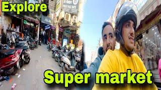 Explore Super markit moradabad/Daily vlog/ Up21rider