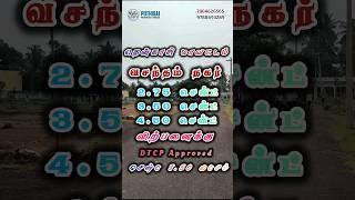 #தென்காசி மேலகரம் ஸ்டேட் பேங்க் காலனி அருகில் DTCP Approved பிளாட்டுகள் விற்பனைக்கு உள்ளது