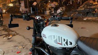 Hunter 350 Modification || Royal Enfield || Dapper White || Karol Bagh || Modifications