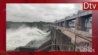 నిజాంసాగర్ ప్రాజెక్టు 4 గేట్ల ఎత్తివేత || NIZAMSAGAR PROJECT 4 GATES OPEN || Dtv ||