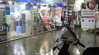 रीवा शहर का सिरमौर चौराहा, पहली बारिश 02 अगस्त 2024(4)