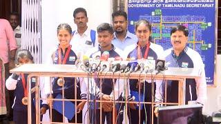 LIVE: Paralympics பதக்கம் வென்ற வீரர்கள் பேட்டி | Mariyappan Thangavelu | Tamil News | Chennai