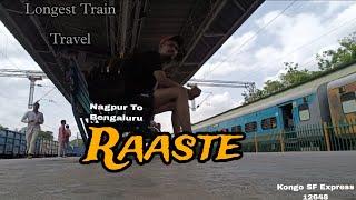 Longest Train Travel // Nagpur To Bengaluru // Amazing journey , Kongo SF Express 12648