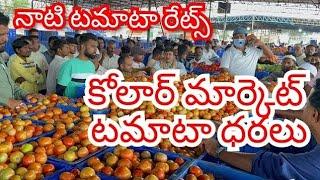 today kolar  tomato market rates/Today tomato price/ Anantapur tomato rates