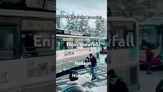 Snowfall nadaun Himachal pradesh 🌨️🌨️🌨️🏂