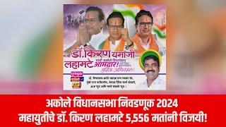 अकोले विधानसभा निवडणूक 2024: महायुतीचे डॉ. किरण लहामटे 5,556 मतांनी विजयी!