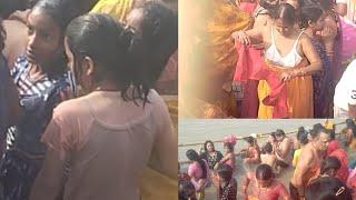 जय गंगा मइया 🙏🙏 सेमरिया घाट गंगा स्नान #viralvideo #youtuber #trending #ganga #viralvideo 🙏🙏🙏