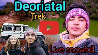 Deoriatal Trek {देवरिया तक ट्रेक} live snowfall🌨️Musafir5.5.5