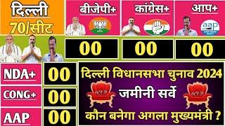 Delhi Vidhan Shabha Election Exit Poll 2024 | Delhi Assembly Chunav Opinion Poll 2024 |