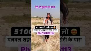 प्लॉट ही प्लॉट पलवल शहर में #reelsinstagram #arabproperty #sectorfaridabad #shorts #