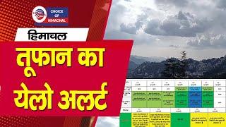 हिमाचल : तूफान का येलो अलर्ट, सुंदरनगर और ऊना में चली शीतलहर | Himachal Weather Update |