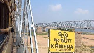 Krishna River - Vijayawada Railway Bridge Andhra Pradesh