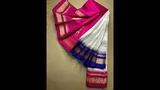 Ilkal pure silk temple saree