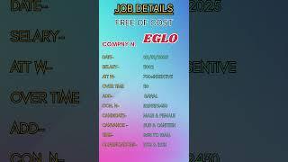 Eglo job