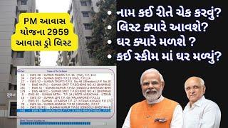 PM આવાસ યોજના Surat 2959 આવાસ ડ્રો લિસ્ટ | નામ કઈ રીતે ચેક કરવું? લિસ્ટ ક્યારે આવશે?