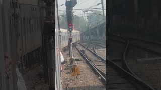 Lucknow Route & New Delhi Howrah Route Train leaving kanpur Central Railway station 🚦