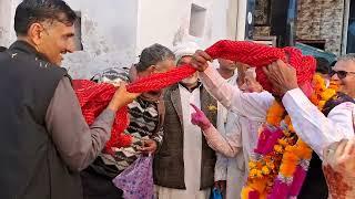 🌹🙏श्री राधेश्याम जी सावरिया का तहसील बरनाला में  स्वागत करते हुए 🌹🙏