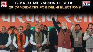 BJP Releases Second List of 29 Candidates for Delhi Assembly Elections, Names Key Contenders