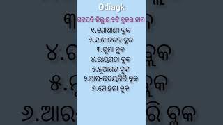 GK❤Block list of Graduation district 🤗ଗଜପତି ଜିଲ୍ଲାର ବ୍ଲକ ଗୁଡ଼ିକର ନାମ 🤔#utubeshorts 😊#viralvideo 🖋