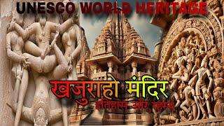 KHAJURAHO🛕TEMPLE MADHYA😲PARDESH  खजुराहो मंदिर (काम और प्रेम) इतिहास और रहस्य UNESCO WORLD HERITAGE