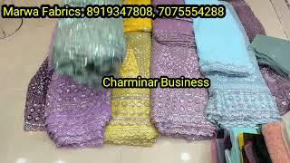 Hyderabad Biggest Sale Offers On Fabrics || Boutique Collection At Marwa Fabrics