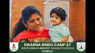 Swarna Bindu Prasana program at Hubli's South India's Biggest Patanjali Wellness Center.