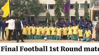 Final football match 1st Round,  DPS Bhabua,  Last day of annual sports day KavitaUpadhyay11 k