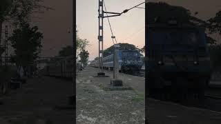 Highspeed Kharagpur express crossing Retang railway station.