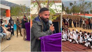 MLA Mehraj Malik interacted with the students of HSS Mohalla, Doda