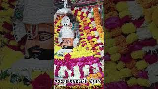 उत्पन्ना एकादशी श्याम बाबा का सुन्दर श्रृंगार गिरवरधारी श्याममन्दिर श्योपुर