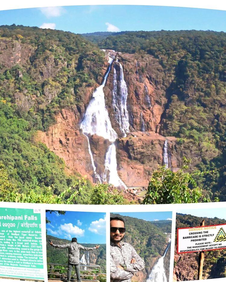 •_• Barehipani Waterfall 💞
 Similipal, Mayurbhanj📍

 • Barehipani Falls is a two-tiered waterfall in Odisha's Simlipal National Park that's India's second-tallest waterfall and the highest in Odisha