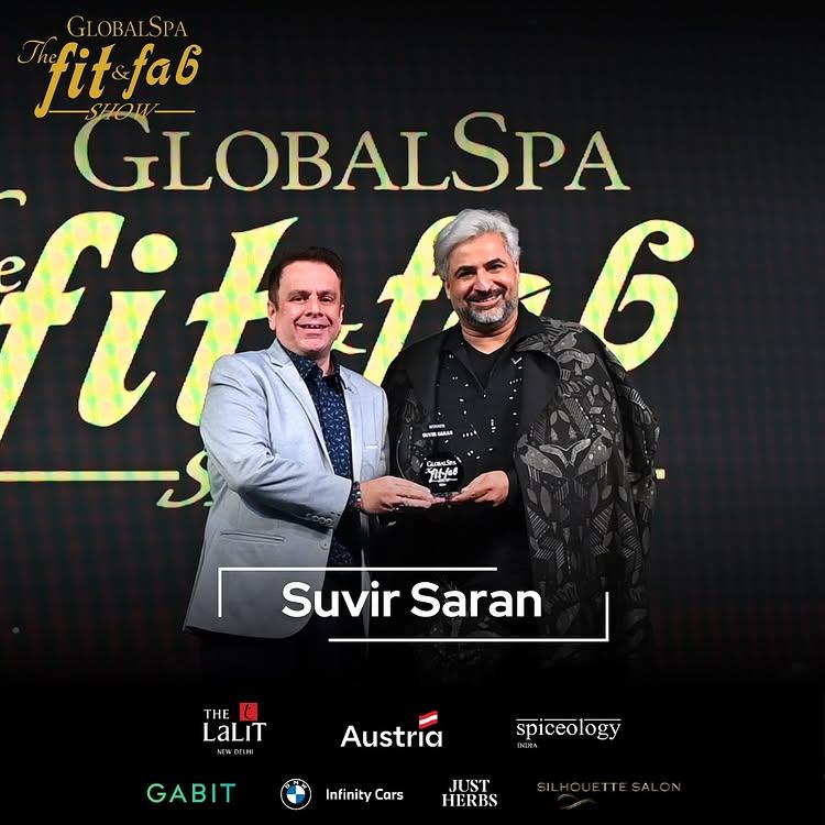 Congratulations on being awarded at the GlobalSpa Fit & Fab✨

GlobalSpa is proud to honour Suvir Saran, a culinary genius who masterfully blends tradition with modern innovation
His passion for food and commitment to redefining flavors have made him a true trailblazer in the culinary world