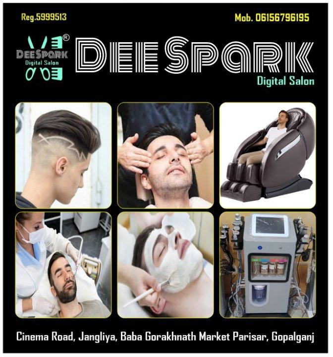 गोपालगंज जिले में पहली बार हाइड्रा फेशियल मशीन से face डिटमेंट 
Dee Spark Digital Salon में एक बार सेवा का मोका दे |