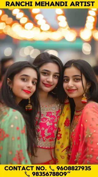 Ranchi Mehandi Artist —
दुल्हन की खूबसूरती में चार चाँद लगाने का वादा।