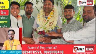 गंगापुर सिटी श्री बालाजी प्रीमियर लीग 2 उघाडमल बालाजी क्रिकेट टूर्नामेंट का पोस्टर का किया विमोचन